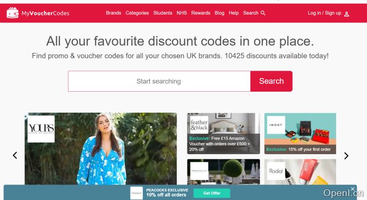 MyVoucherCodes 英国