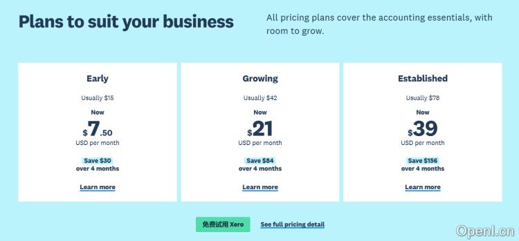 Xero - 会计与财务分析平台