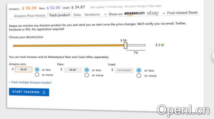 Keepa历史价格跟踪