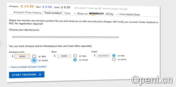 Keepa历史价格跟踪