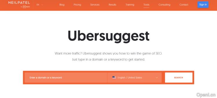 Ubersuggest