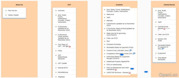印度中央关税部