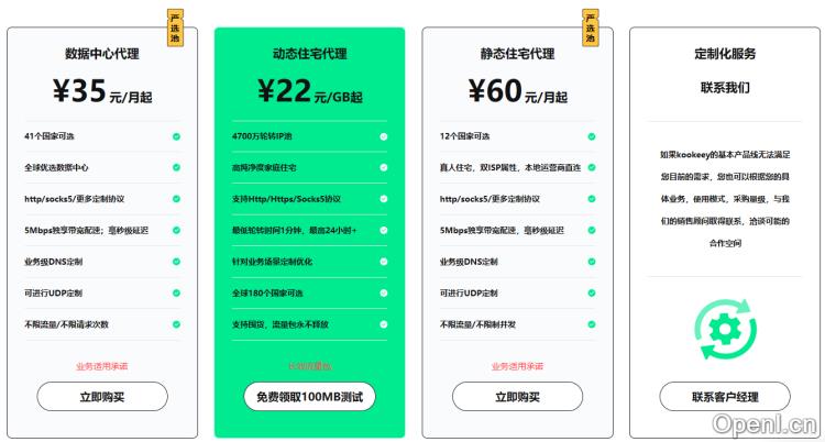 Kookeey海外代理IP