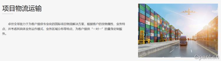 卓世全球供应链